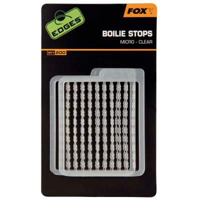 Fox Edges Boilie Stops Micro Clear, 200Stück