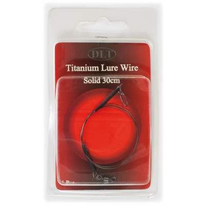 DLT Titanium Lure Wire Solid 30cm (Titanvorfach),