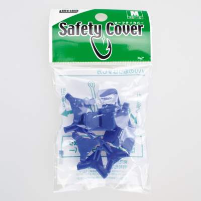 Meiho Safety Cover M, Hakenschutz für Drillinge #6-10 - blau - 9Stück