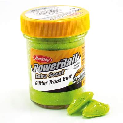 Berkley Powerbait Glitter Chartreuse, chartreuse - 50g
