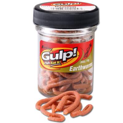 Berkley Gulp Earthworm Erdwurm natur natur - 15Stück