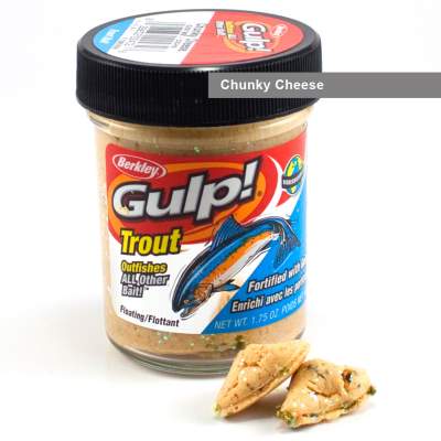 Berkley GulpTrout Bait CCHE, - Chunky Cheese - 50g