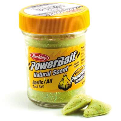 Berkley Powerbait Natural Scent Trout Bait Glitter, Garlic Glitter, 50g