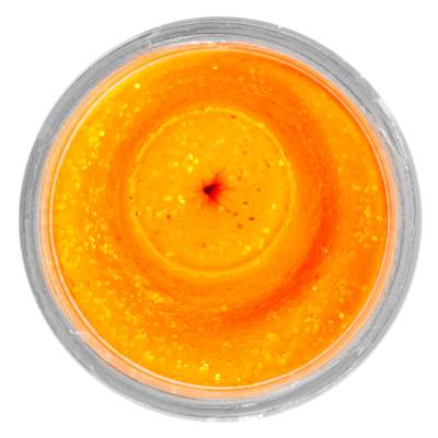 Berkley Powerbait Natural Scent Trout Bait Glitter, Bloodworm Fluo Orange, 50g