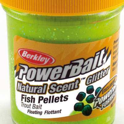 Berkley Powerbait Dough Natural Scent Fish Pellet Chartreuse, chartreuse - 50g