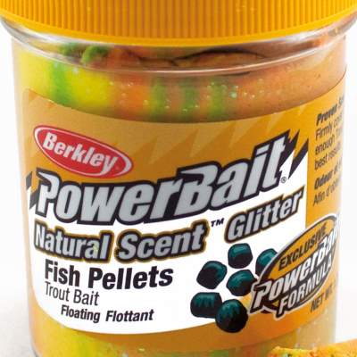 Berkley Powerbait Dough Natural Scent Fish Pellet Rainbow, rainbow - 50g