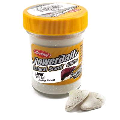 Berkley Powerbait Dough Natural Scent Liver White, white - 50g
