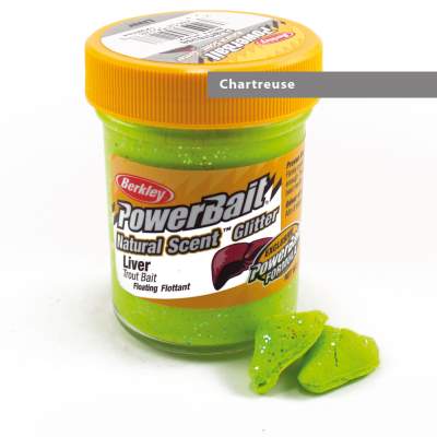 Berkley Powerbait Dough Natural Scent Liver Chartreuse, chartreuse - 50g