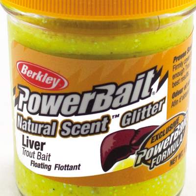 Berkley Powerbait Dough Natural Scent Liver Sunshine Yellow, sunshine yellow - 50g