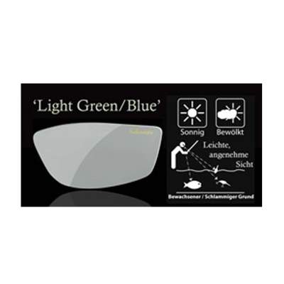 Gamakatsu G-Glasses Polarisationsbrille Racer Light Green/Blue, - Light Green/Blue