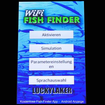 Luckylaker WiFi Fishfinder Echolot für Smartphones,