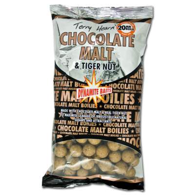 Dynamite Baits Boilies DY492, Chocolate Malt Tigernut - (DY492) - 20mm - 1kg
