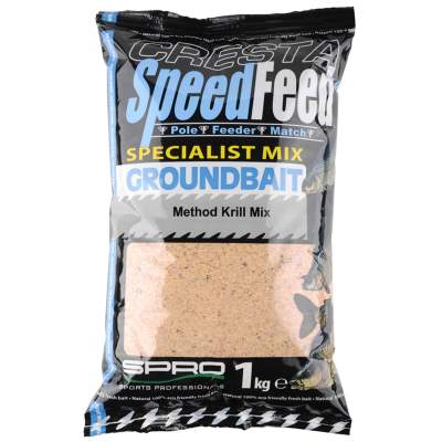 SPRO Cresta Speedfeed Groundbait Method Krill Mix, Spro Cresta Speedfeed Groundbait Method Krill Mix 1kg