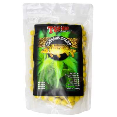 Top Secret Cannabis-Edition Boilies ummantelt, Pineapple 16mm gelb 1kg