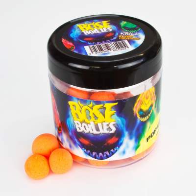 BAT-Tackle Böse Boilies Pop Ups, 50g - 15mm - Krill - fluo orange