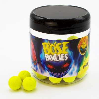 BAT-Tackle Böse Boilies Pop Ups, 50g - 15mm - Banana & Toffee - yellow