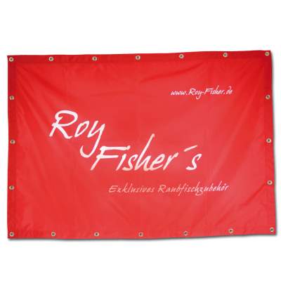 Roy Fishers Promotion Banner, - 1,5x1m