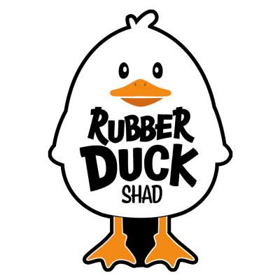 Aufkleber Rubber Duck, 57x80mm