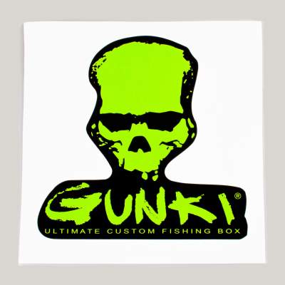 Pezon & Michel Aufkleber Gunki Skull grün,