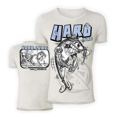 Hotspot Design The Rebels Collection T-Shirt Hard Lure Gr. XL weiß - Gr.XL - 1Stück