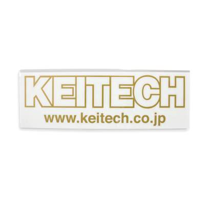 Keitech Logo Cutting Sticker (Aufkleber) - gold 15cm,