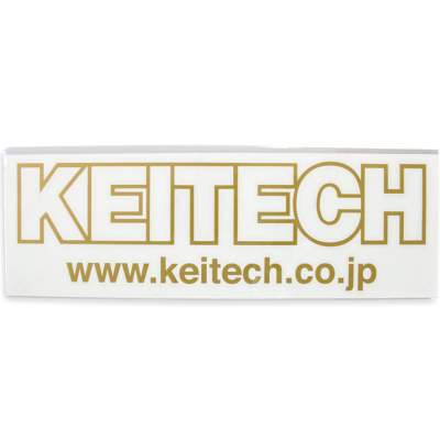Keitech Logo Cutting Sticker (Aufkleber) - gold 30cm