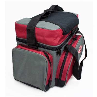 Berkley Gerätetasche Bag System inkl. 4 Boxen Rot/Grau rot/grau - 37 x 21,5 x 32 cm