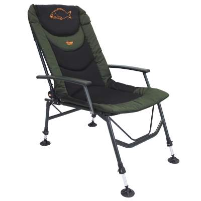 BAT-Tackle Hellmaster Recliner Carp Chair (Karpfenstuhl) mit Armlehnen,