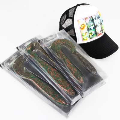 Svartzonker Sweden Limited McRubber Shad + Tail Stealth Pack inklusive Hechtangst Cap,