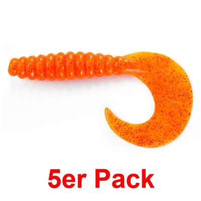 Angel Domäne Power Twister, 10,0cm, orange 5er Pack, 10cm - orange - 5Stück