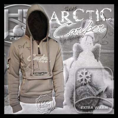 Hotspot Design Hoodie Sweatshirt Arctic Carper Gr. XL light brown - Gr.XL - 1Stück