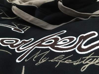 Hotspot Design Hoodie Sweatshirt Carper Gr. XL, black - Gr.XL - 1Stück