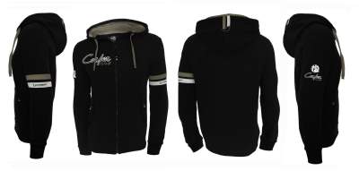 Hotspot Design Zipper Hoodie Sweatshirt Carper Gr. L, black - Gr.L - 1Stück