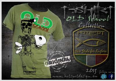 Hotspot Design T-Shirt Old School Gr. M green - Gr.M - 1Stück