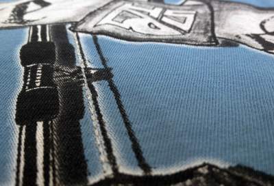 Hotspot Design T-Shirt Ace Angler Gr. M, steel blue - Gr.M - 1Stück