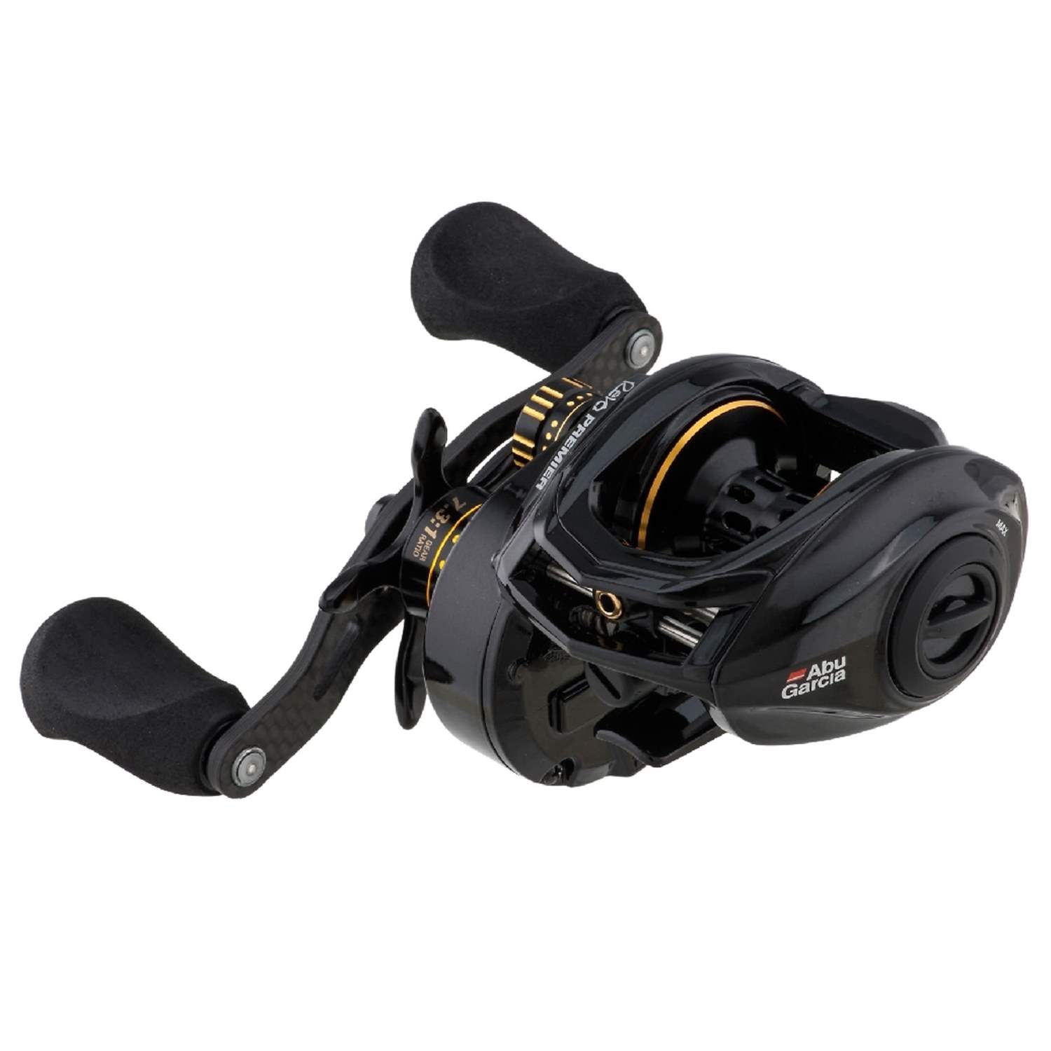 Abu Garcia Revo Premier Linkshand Low Profile Baitcast Multirolle 10,8kg Bremse