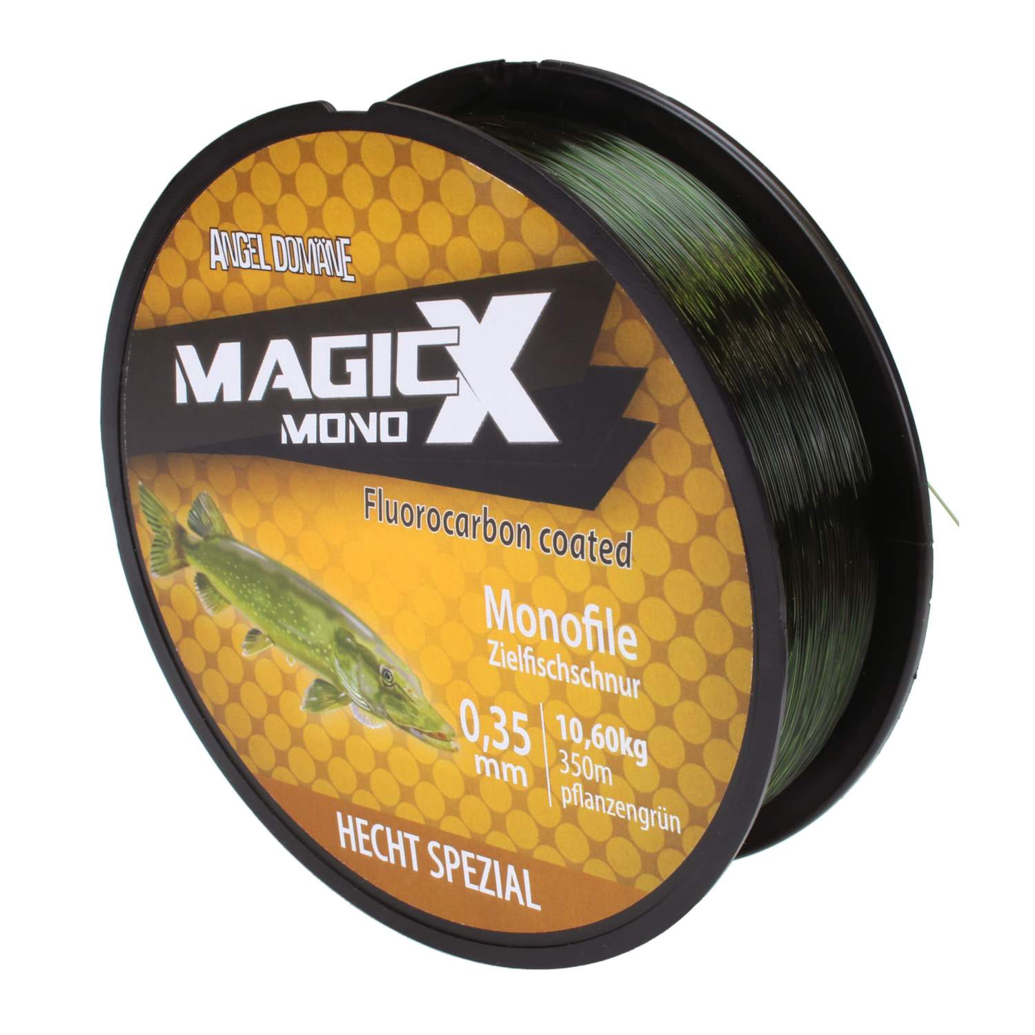 Magic-X Mono Hecht Angelschnur 350m 0,20-0,25mm Monofil Fluorocarbon R 0,02€//m