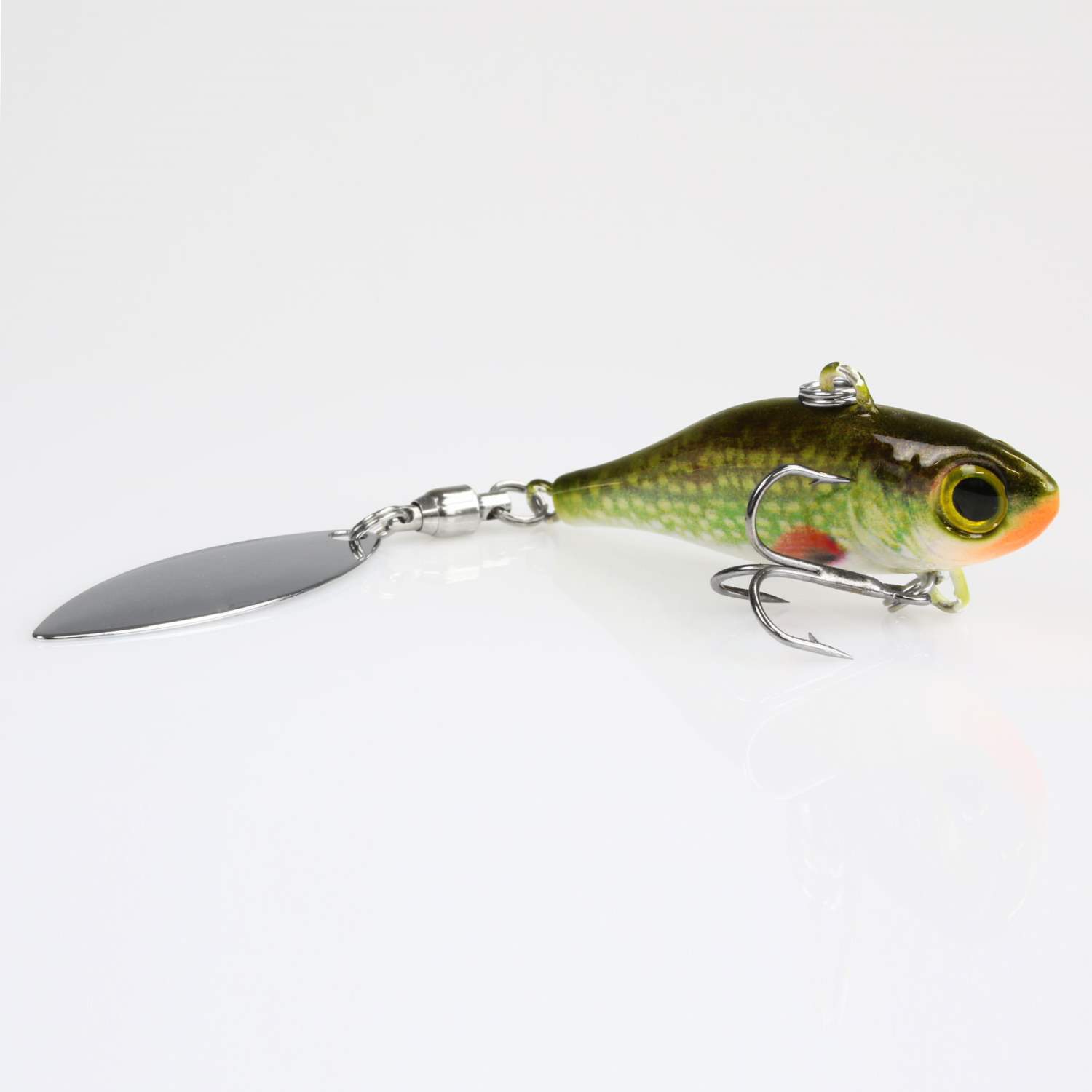 Natural 3d Jig Spinner 26g spinnerbait lures perch chub ASP vertically