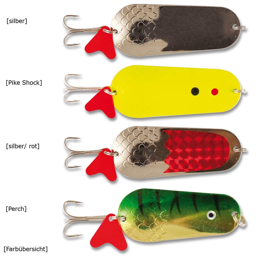 1 pezzi Roy Fishers fishzett FRECCE-con drillings ATTRACTOR