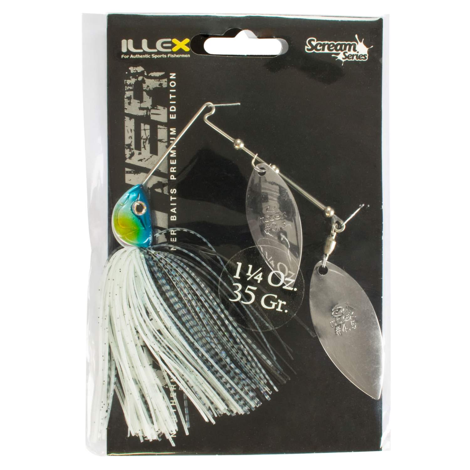 Illex Spinnerbait Crusher 1 1//4oz Hechtköder Willow Spinner 35g