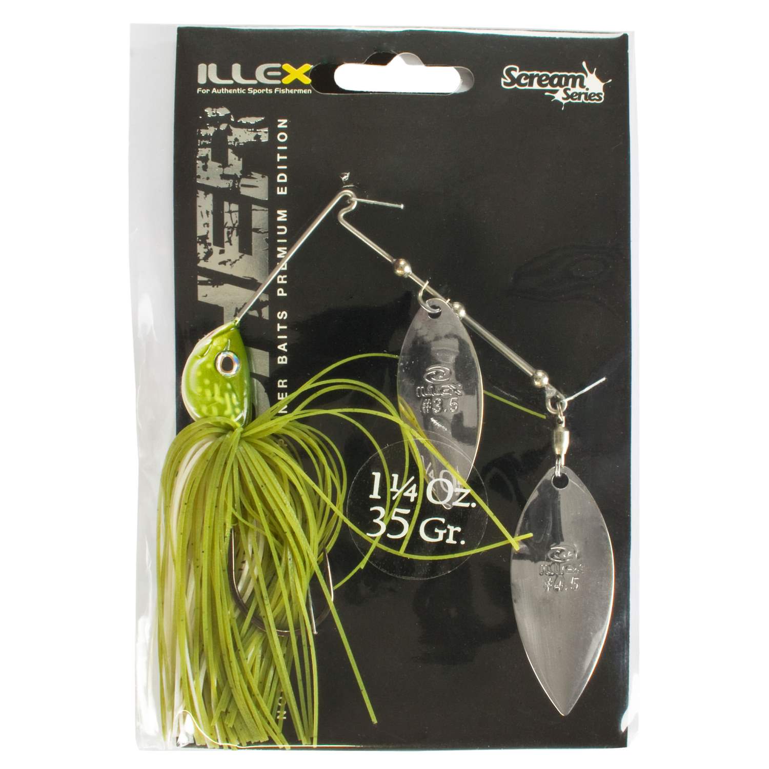 Illex Spinnerbait Crusher 1 1//4oz Hechtköder Willow Spinner 35g