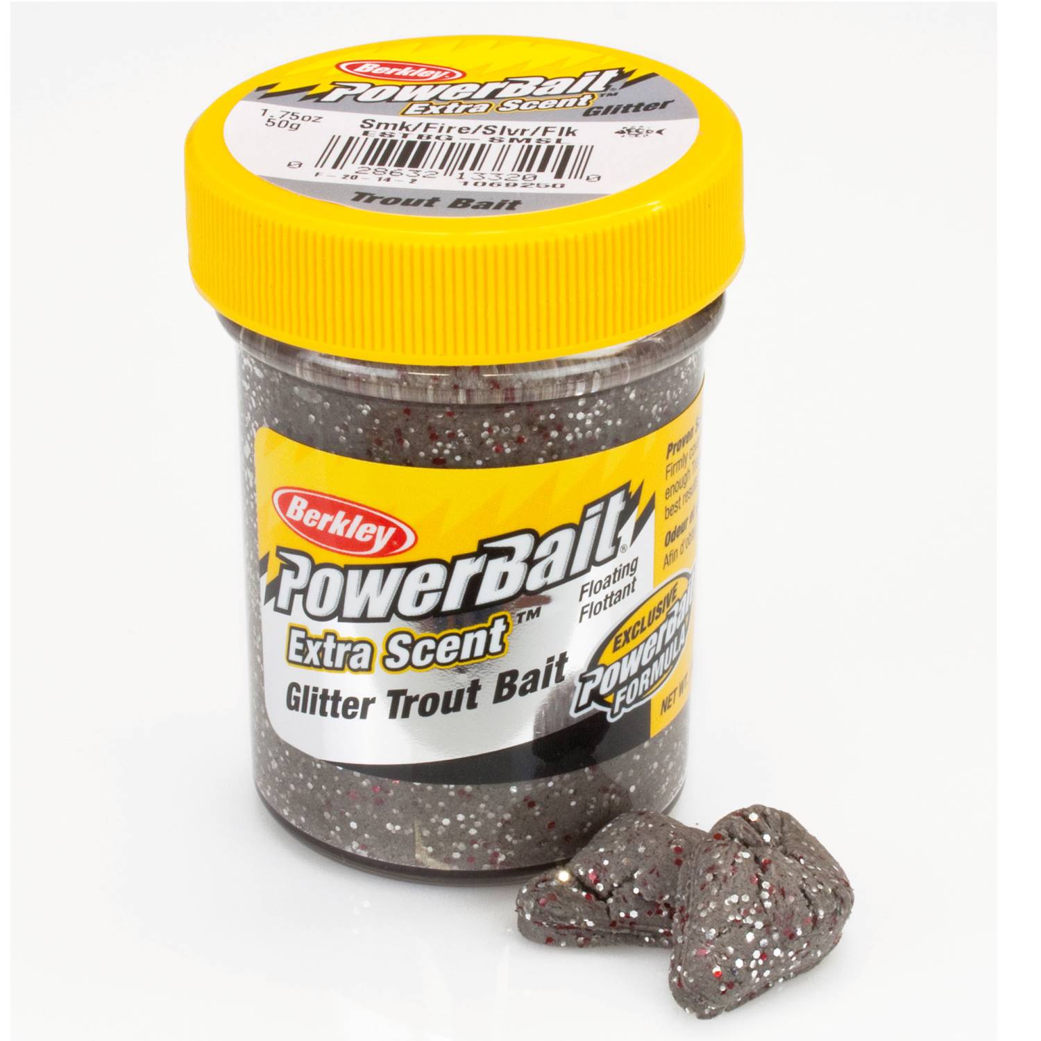 (6,98€/100g) Berkley Powerbait Glitter Forellenteig Gläser Gulp Trout