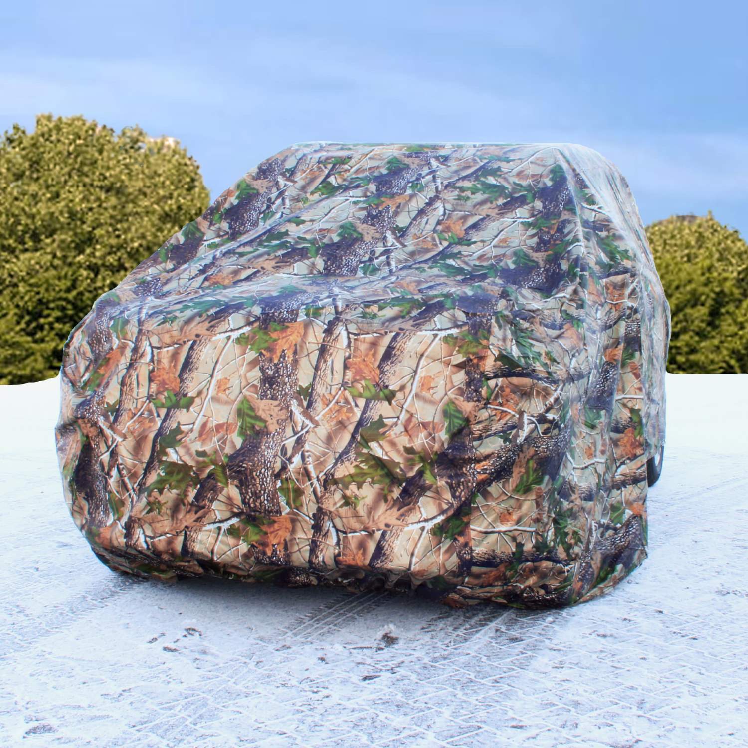 Autoabdeckung Camouflage Autogarage Vollgarage Tarnmuster Autoplane Car Cover