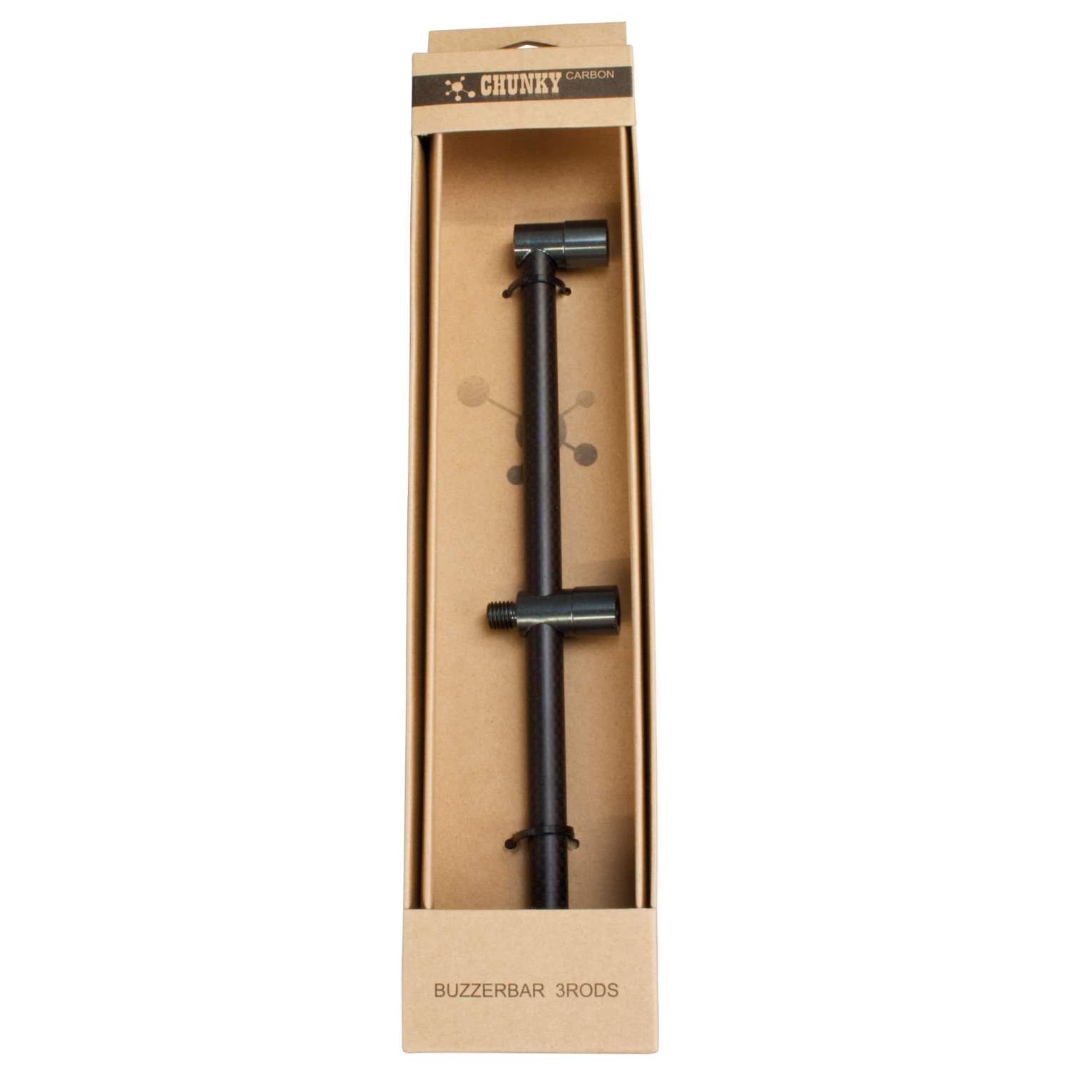 Chunky Black Carbon Buzzerbar 2-Rod 3-rod Rodpod Auflage Rutenablage