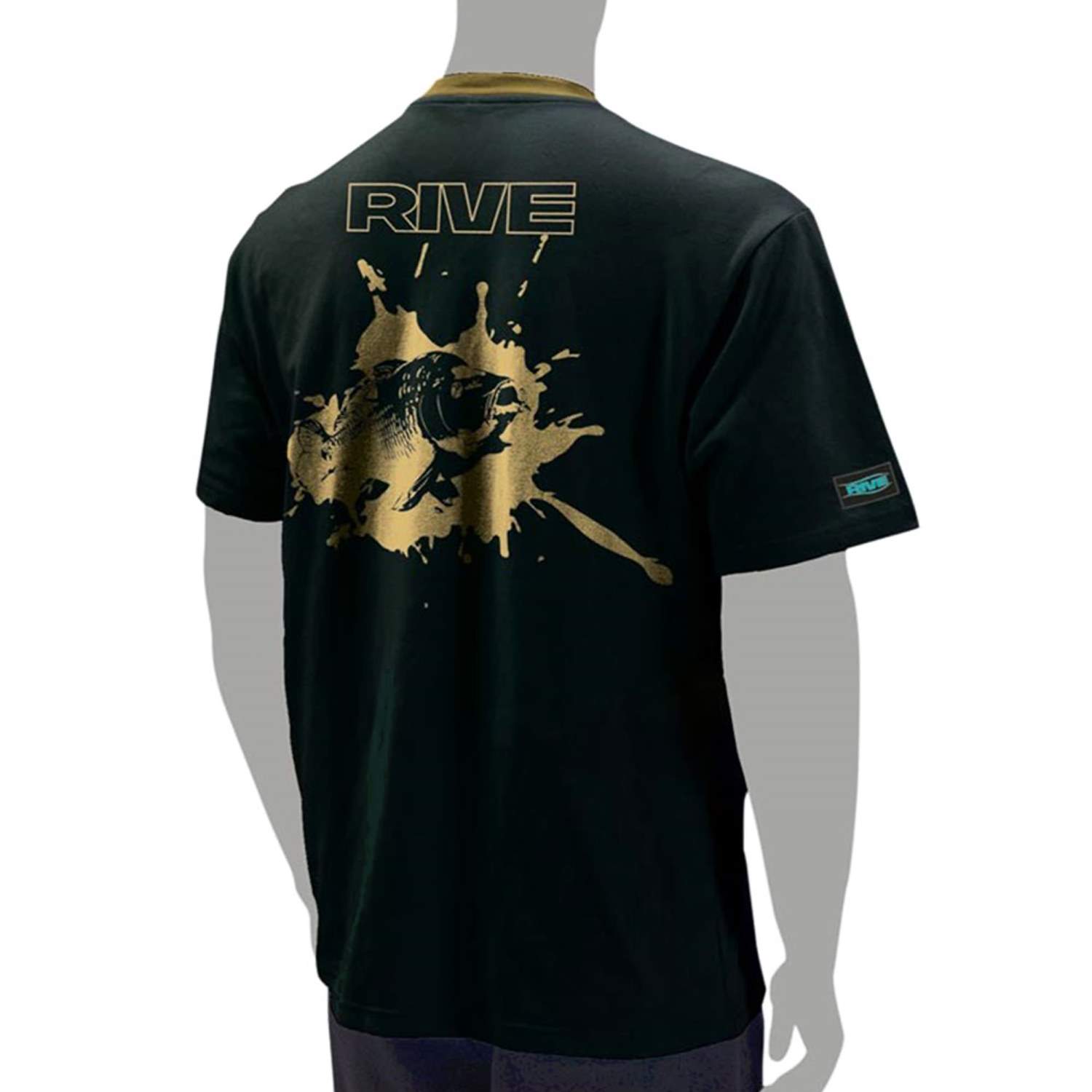 Rive T-Shirt /"Specimen Custom/" schwarz S-XXXXL Angelshirt Friedfischer