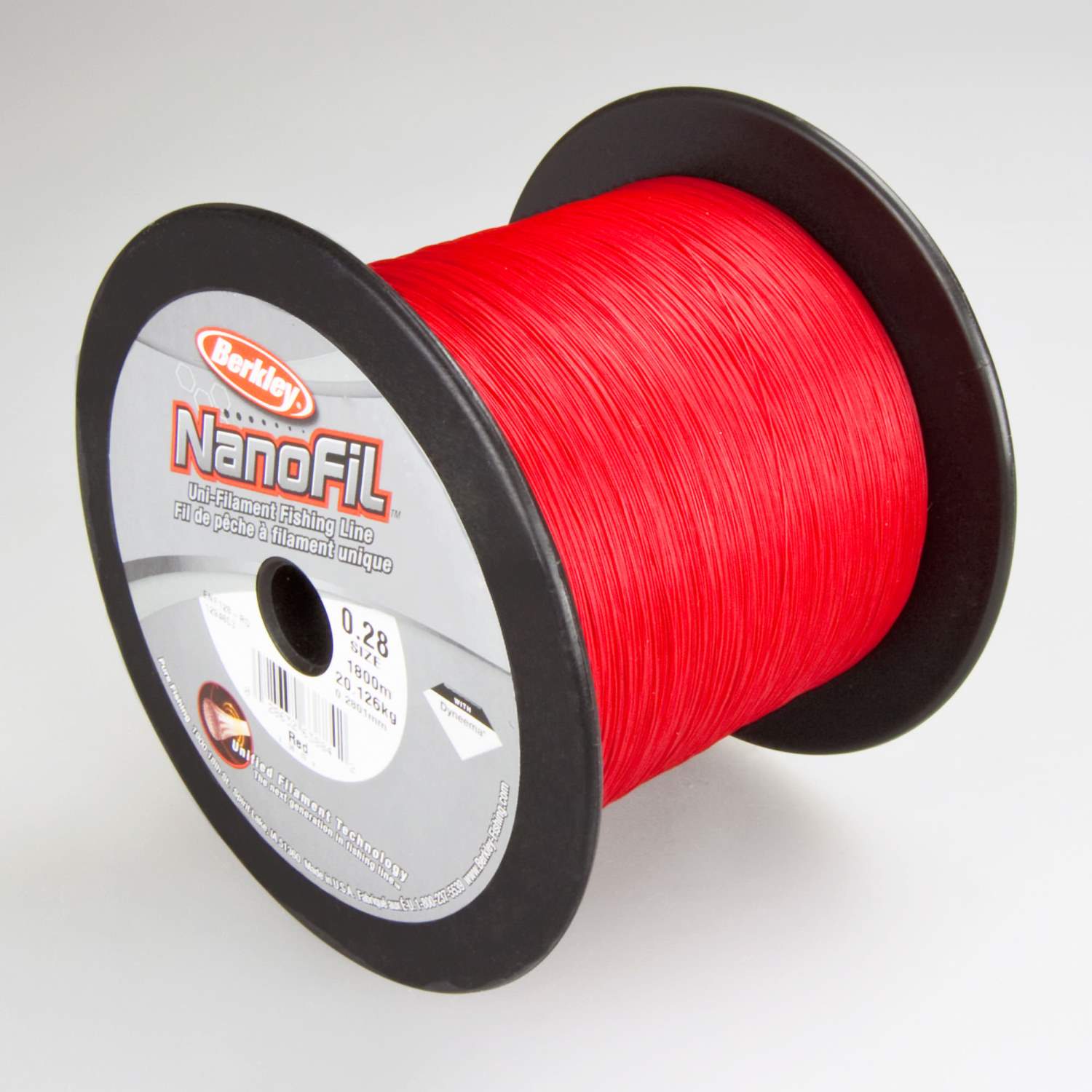 0,10€//m Berkley Nanofil Red Angelschnur Wunschlänge ab 50m von der Großspule