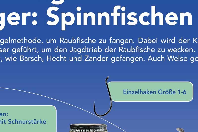 Angelausrüstung für Einsteiger: Spinnfischen