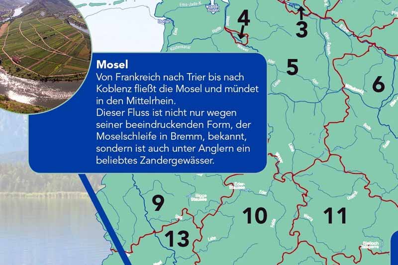 Top Zandergewässer in Deutschland