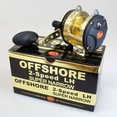 WFT Multirolle Offshore 2-Speed 20 LH Super Narrow Linkshand, 630m/ 0,18mm - 3,8:1/5,1:1 - 850g