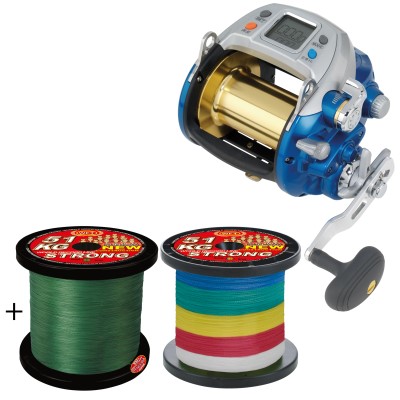 WFT Elektro Multirolle Electra pro 1200 PR HP Mission Red inkl. 2 x KG Schnur 1440m/ 0,25mm - 2,80:1 - 1630g